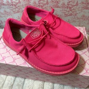 Hey Dude Fuchsia Slip-On Shoes